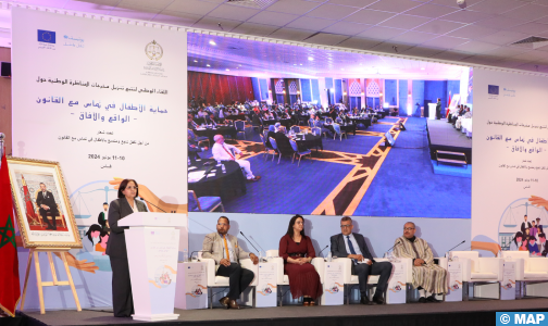 فاس: الدعوة إلى معالجة القضايا المرتبطة بالأحداث وفق مقاربة تنأى عن الجانب العقابي 1 amina 504x300 1