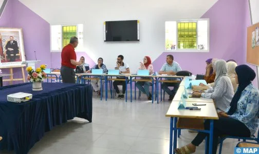 فاس: دورة تكوينية لفائدة الأطر العاملة بالفضاءات متعددة الوظائف للنساء 1 Nouveau projet68 504x300 1