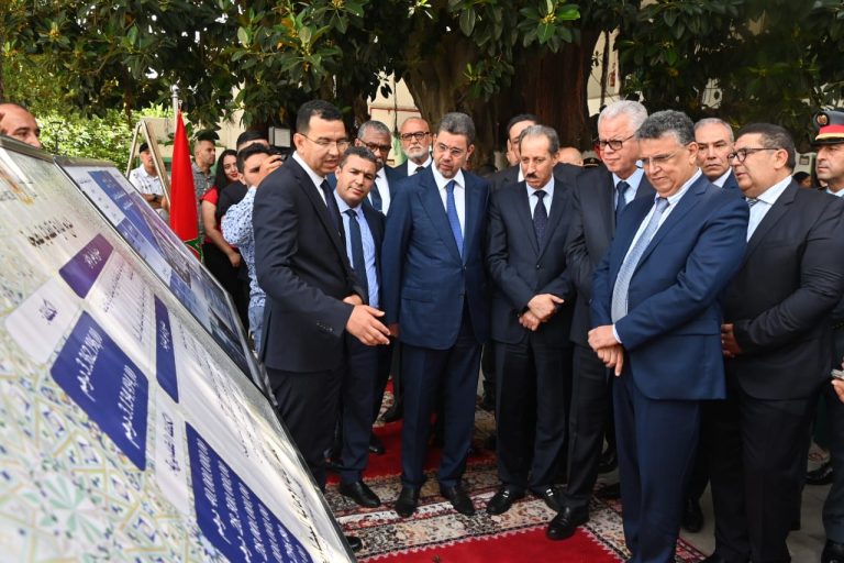 تدشين مقرات محاكم الاستئناف والابتدائية الإدارية والتجارية بطنجة 1 ذذ 768x512 1