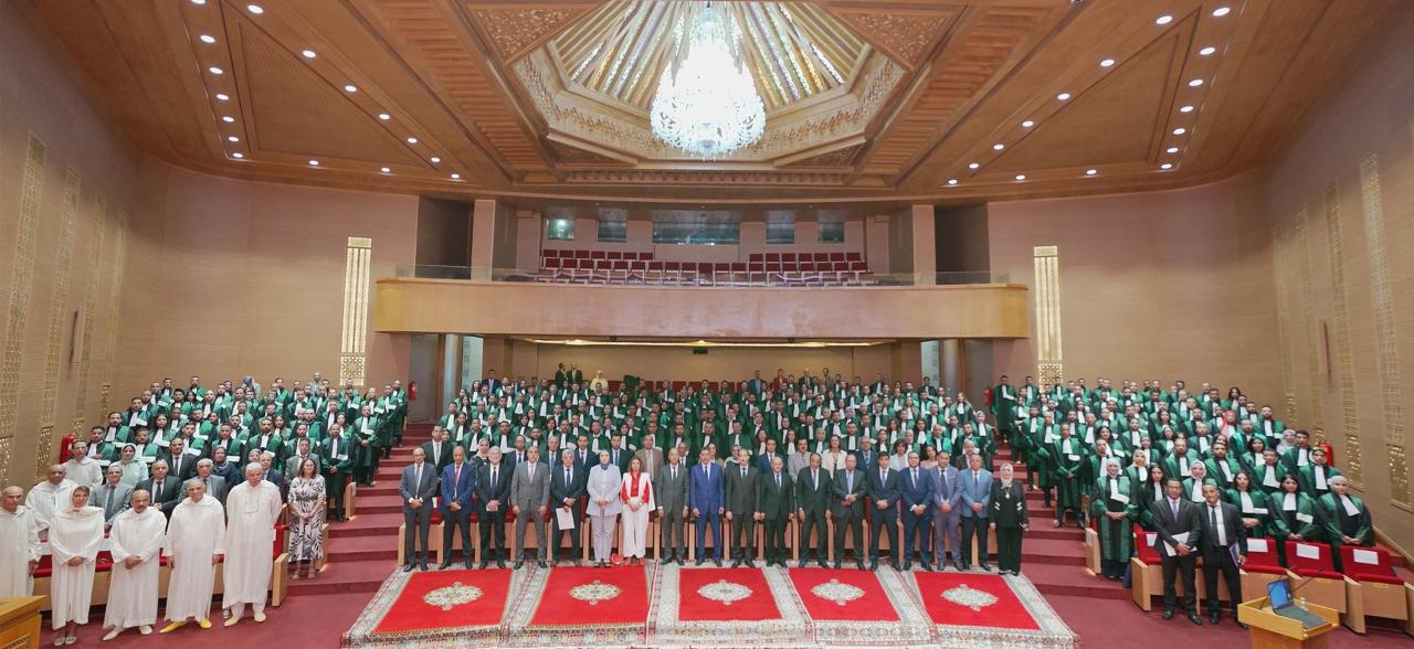 حفل أداء اليمين القانونية للدفعة 46 من الملحقين القضائيين في السلك القضائي. 1 c3i5qjzh