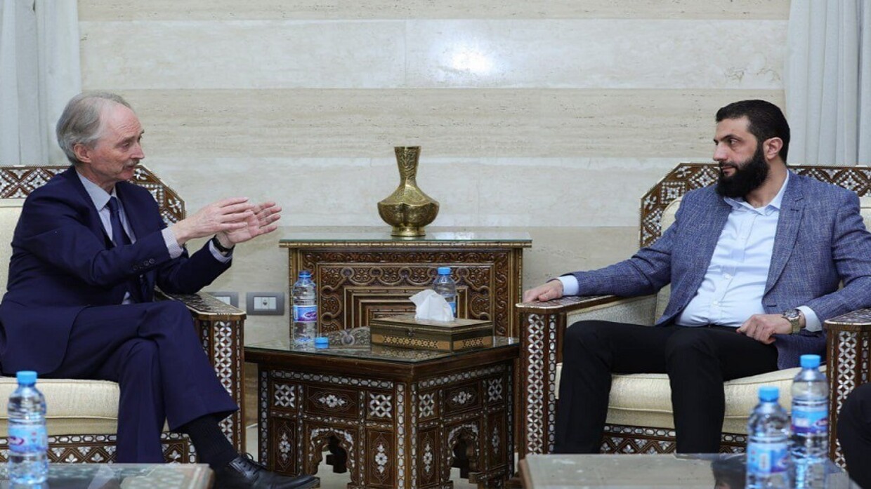 أحمد الشرع يبلغ بيدرسن بضرورة إعادة النظر في القرار 2254 ليتلاءم مع واقع سوريا الجديد 13 675f417c42360413d6741330