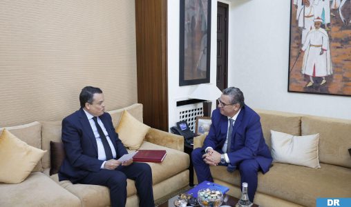 السيد أخنوش يستقبل رئيس هيئة مراقبة التأمينات والاحتياط الاجتماعي 6 الاجتماعي