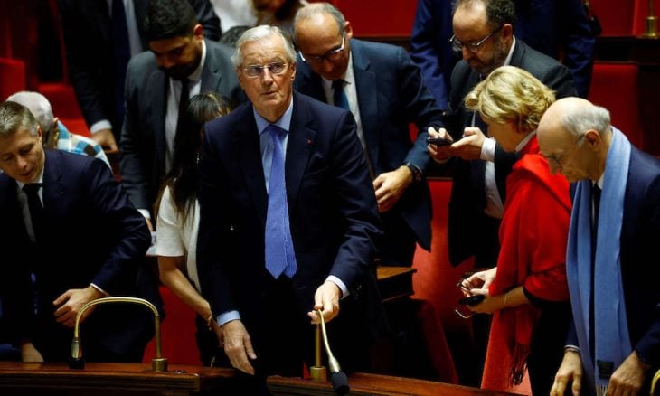 فرنسا: النواب يصوتون لصالح حجب الثقة عن حكومة ميشيل بارنييه 1 بارنييه