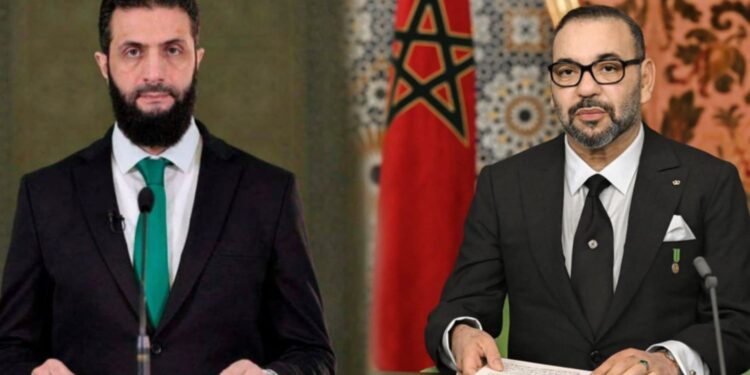 تهنئة صاحب الجلالة محمد السادس للرئيس السوري أحمد الشرع 1 تهنئة صاحب الجلالة محمد السادس للرئيس السوري أحمد الشرع