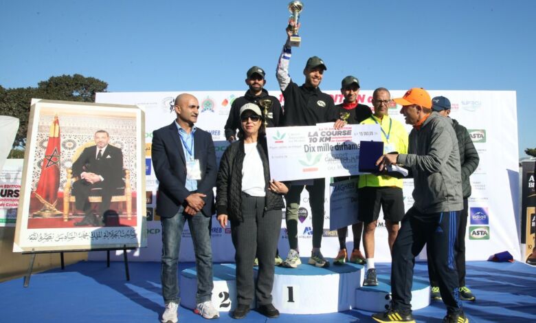 السباق الدولي 10 كلم بالدار البيضاء: تتويج زين الدين أوريح (ذكور) وآسية النوري (إناث) بلقب النسخة الـ 14 1 GjXNR3GXYAApkoP 780x470 1