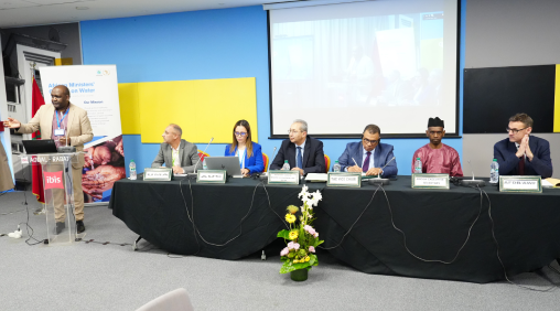 انطلاق المشاورات الإقليمية لمجلس الوزراء الأفارقة (أمكاو) المكلفين بالماء لجهة شمال إفريقيا 1 AMCOW 508x300 1