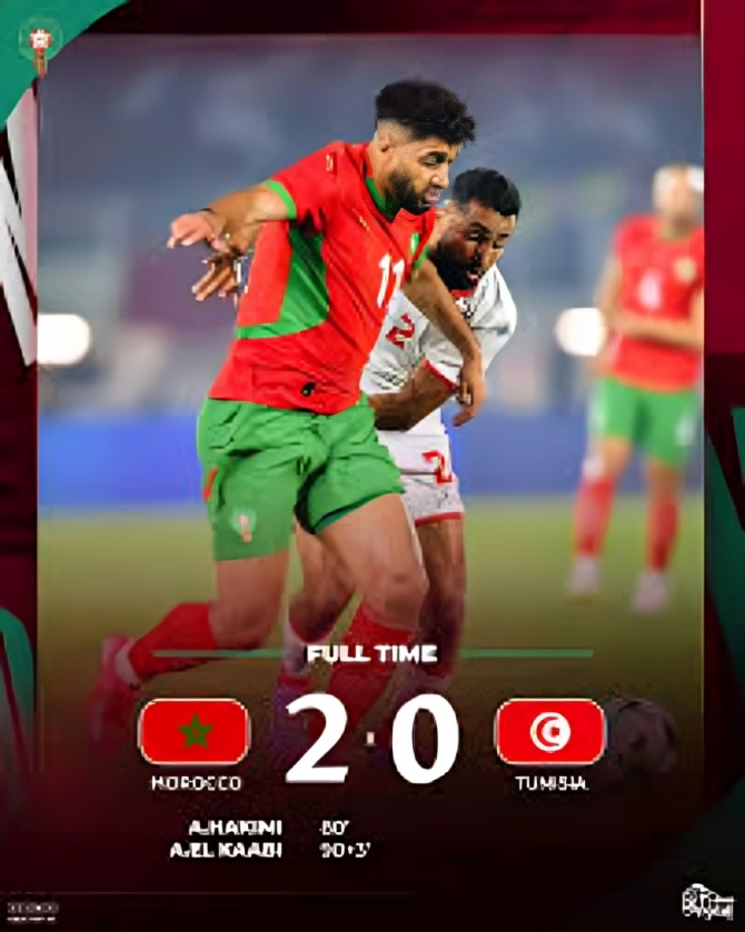 فاس: المنتخب الوطني لكرة القدم يفوز على نظيره التونسي (2-0) في مقابلة ودية 1 المنتخب
