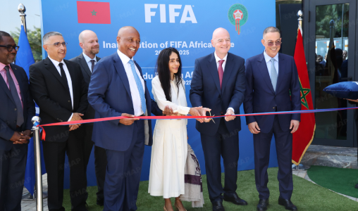 سلا.. افتتاح مكتب الاتحاد الدولي لكرة القدم في إفريقيا بمركب محمد السادس لكرة القدم 1 Nouveau projet97 508x300 1