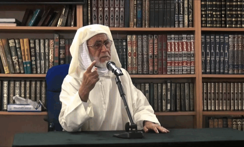 كلمة أوس رمّال رئيس حركة التوحيد والإصلاح في تأبين العالم لحسن وجاج 2 الشيخ الحسن وجاج السوسي 780x470 1