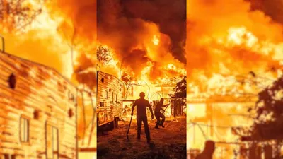 أشعلتها صاعقة.. نيران هائلة تلتهم بلدة تاريخية في كاليفورنيا 1 308530