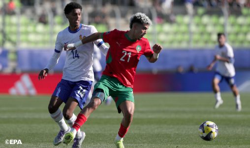 مونديال (الشيلي 2025 ) لأقل من 20 سنة ..المنتخب المغربي يتجاوز نظيره الفرنسي ويعبر الى النهائي محققا إنجازا تاريخيا غير مسبوق لكرة القدم المغربية 1 Nouveau projet256 508x300 1