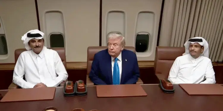 ترامب من الدوحة: "لدينا شرق أوسط آمن حالياً".. وشكر خاص لقطر على دورها المحوري في اتفاق غزة 1 ترامب من الدوحة: “لدينا شرق أوسط آمن حالياً”.. وشكر خاص لقطر على دورها المحوري في اتفاق غزة