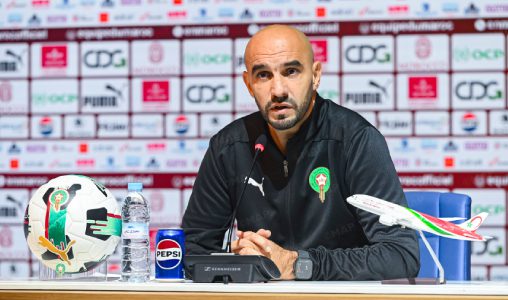 استعداداً لـ "كان 2026": الناخب الوطني يعلن عن قائمة "الأسود" لمواجهة الموزمبيق وأوغندا في طنجة 3 Regragui 3 508x300 1