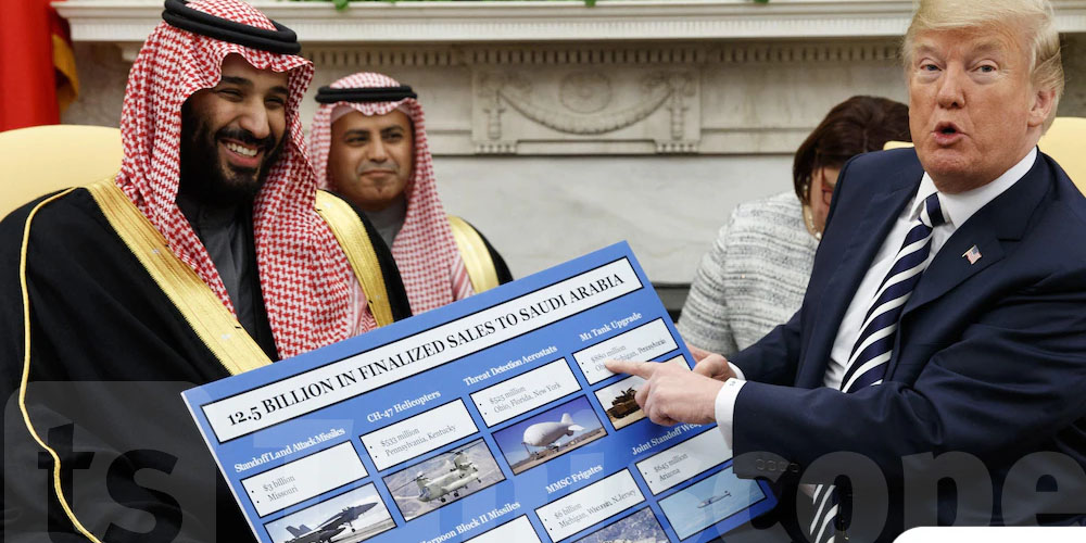 صحيفة "نيويورك تايمز" تبرز الاتفاقات التي عقدها ترامب مع السعودية 6 trump 231525v
