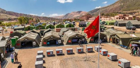 إقليم ميدلت.. انطلاق خدمات المستشفى العسكري الميداني بتونفيت لمواجهة موجة البرد 1