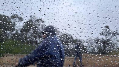 توقع حدوث تساقطات مطرية رعدية قوية مع احتمال لتساقط البرد ورياح عاصفية محليًا قوية من يوم الخميس إلى يوم الجمعة. 5 pluie meteo