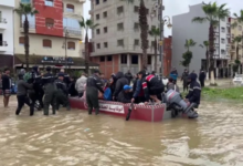 فيضانات القصر الكبير أدت إلى إجلاء ونقل 108423 شخصاً. 17 قصر كبير