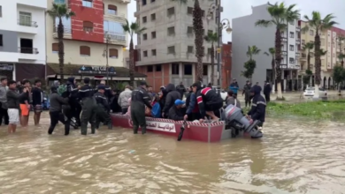 فيضانات القصر الكبير أدت إلى إجلاء ونقل 108423 شخصاً. 5 قصر كبير