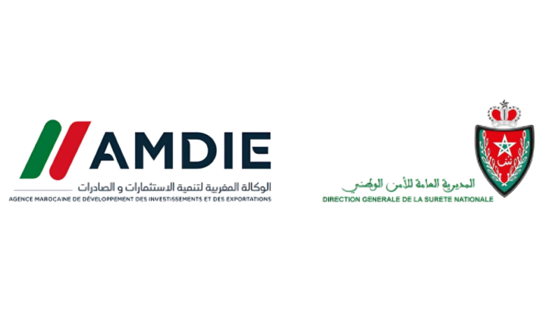 توقيع اتفاقية تعاون بين المديرية العامة للأمن الوطني والوكالة المغربية لتنمية الاستثمارات والصادرات 1 AMDIE DGSN