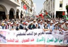 الرباط تهتز بمسيرة وطنية كبرى تضامناً مع الأسرى الفلسطينيين والمقدسات 10 rabat marche support gaza 10