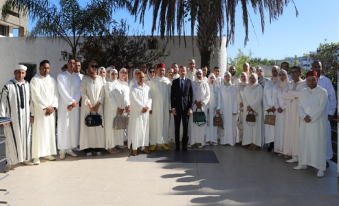 الرباط .. استقبال أعضاء البعثة الصحية لموسم الحج 1447 هـ/2026 م. 1 أعضاء البعثة الصحية لموسم الحج 1447هـ2026م e1776253583612