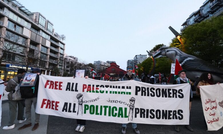 من سان فرانسيسكو إلى فنكوفر: مظاهرات ضخمة في مختلف أنحاء العالم احتجاجًا على قانون "إعدام الأسرى"** 1 كندا ضد اعدام الأسرى