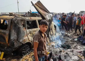 تعرضت مدرسة تابعة للأونروا في غزة لقصف من قبل إسرائيل، كانت تستخدم كمقر لتوزيع المساعدات على السكان المحتاجين.