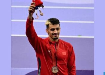 العداء ايمن الحداوي يهدي المغرب ثان ميدالية ذهبية