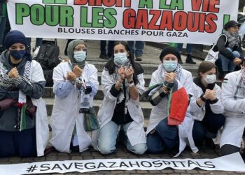 باريس:مظاهرة منددة بإنذارات الإخلاء الإسرائيلية لمستشفيات شمال غزة