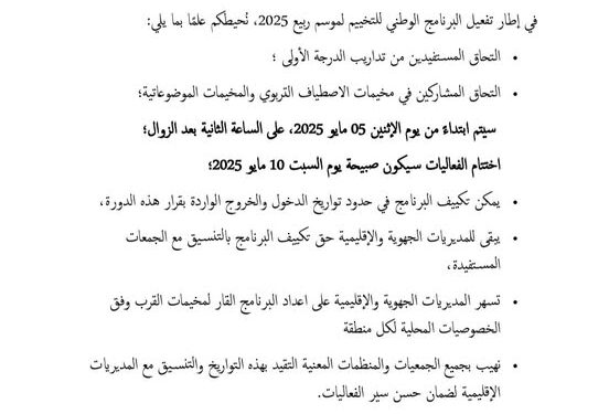 الدورة الربيعية لتداريب الدرجة الأولى والمخيمات 1 الدورة الربيعية لتداريب الدرجة الأولى والمخيمات
