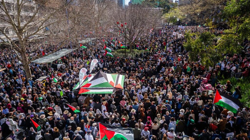 350 ألف متظاهر في أستراليا يطالبون بوقف حرب الإبادة ومعاقبة إسرائيل 8 2231742000