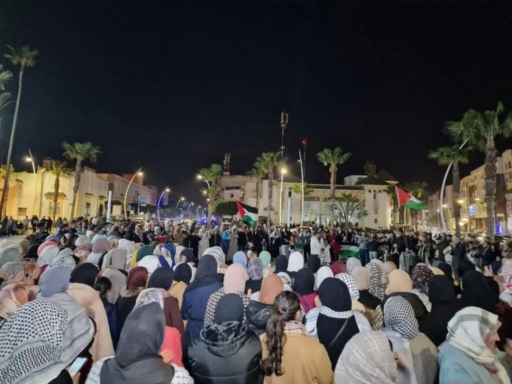 تظاهرات في المغرب