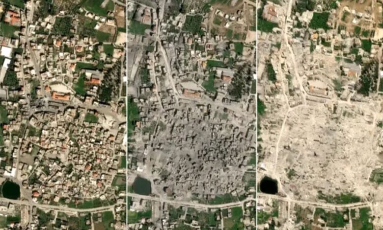 شبكة "CNN" الأميركية: صور الأقمار الاصطناعية أظهرت تدمير قرى في جنوب لبنان، على الرغم من وجود الهدنة." 1 0436ef657c7a500d3447400bc9faa8fd