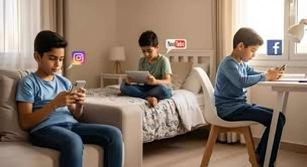 تأثير منصات التواصل الاجتماعي على الأطفال والشباب: مستقبل قاتم