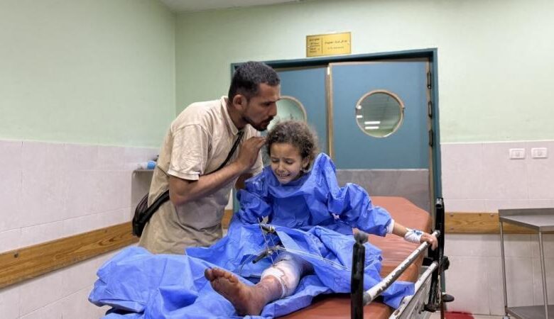 جرحى غزة... 12 ألف مصاب بكسور معقدة دون علاج. 1 1u1p6