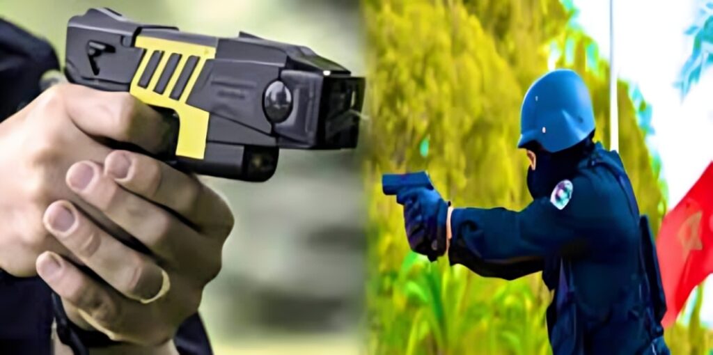 "فاس: عناصر الأمن تستعمل السلاح الوظيفي ومسدس TASER لتحييد خطر شخص بحوزته سكينان وفي حالة تخدير" 21 50f9379779a44a408ec85a7ffb8a1295