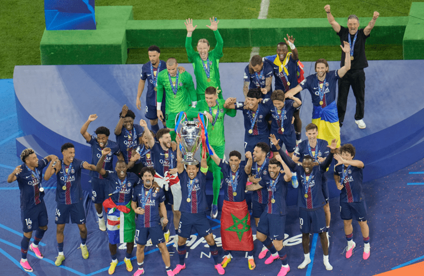فوز سان جيرمان على أرسنال وتتويجه بلقب دوري أبطال أوروبا