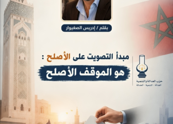 الباحث إدريس الصغيوار: مبدأ التصويت على الأصلح : هو الموقف الاصلح