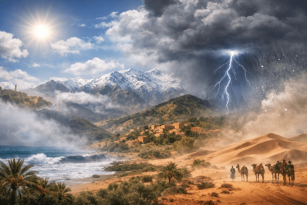 الأرصاد تتوقع أجواء متقلبة بين الحر والأمطار 2 طقس 1