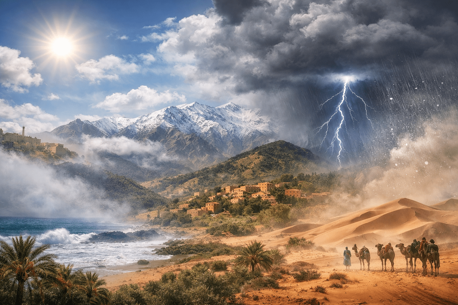 الأرصاد تتوقع أجواء متقلبة بين الحر والأمطار
