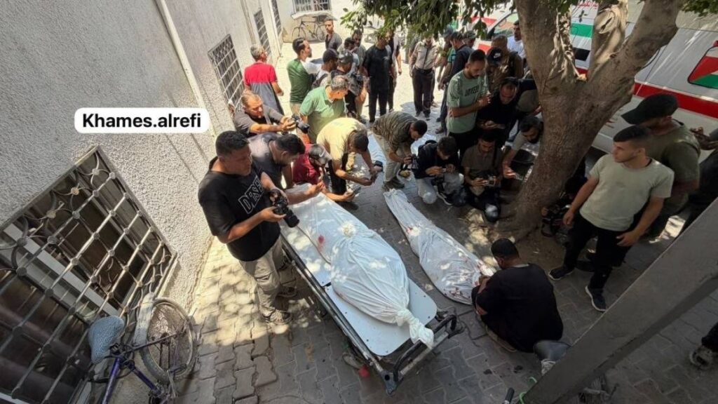 غزة: مجزرة جديدة استشهاد 7 فلسطينيين جراء استهداف نقطة أمنية في شمال القطاع 3 dK25H