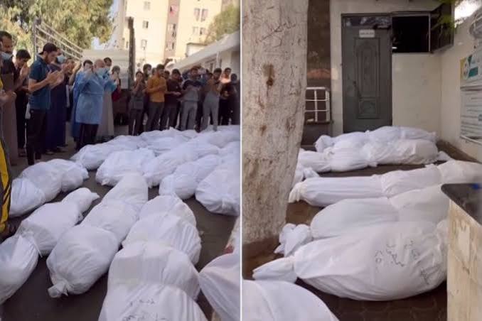 غزة: تفاقم مأساة المقابر الجماعية: 22 شهيداً في قبر واحد. 3 images 42