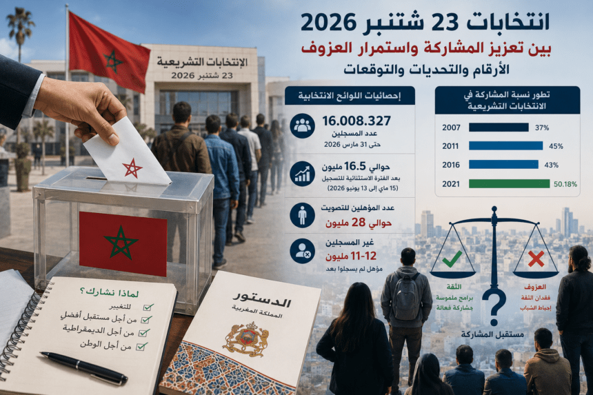 الانتخابات التشريعية شتنبر 2026