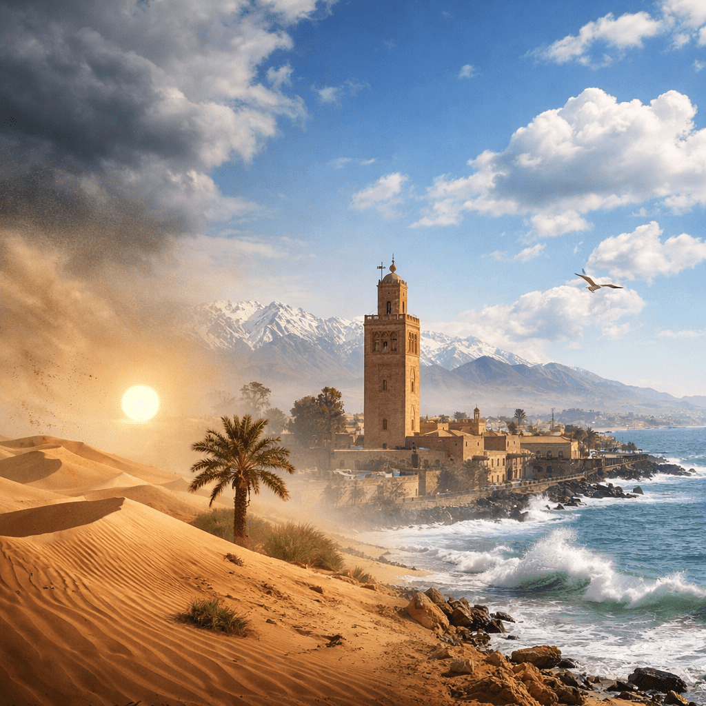 الأرصاد تتوقع أجواء حارة ورياح قوية بالسواحل الوسطى والجنوبية اليوم