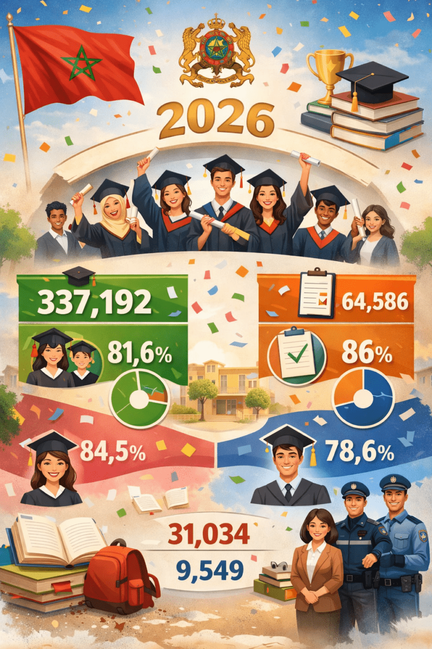 نسبة النجاح في البكالوريا 2026 1
