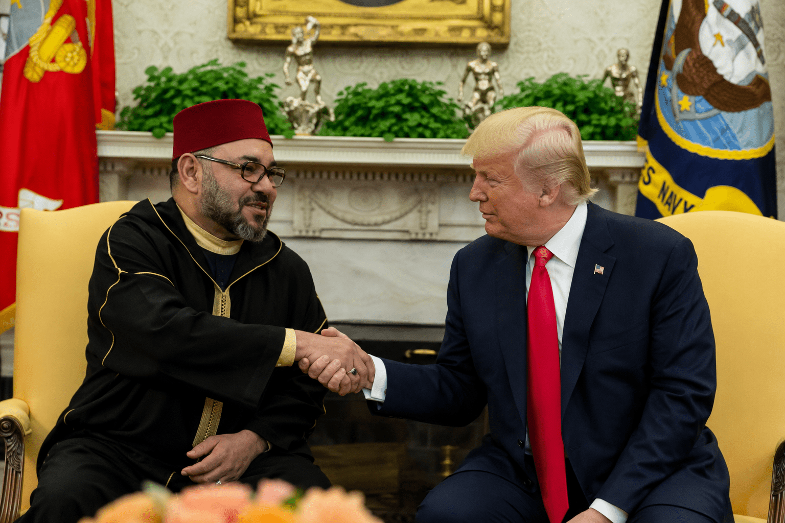 ترامب في برقية إلى الملك محمد السادس: الولايات المتحدة تعترف بسيادة المغرب على الصحراء الغربية