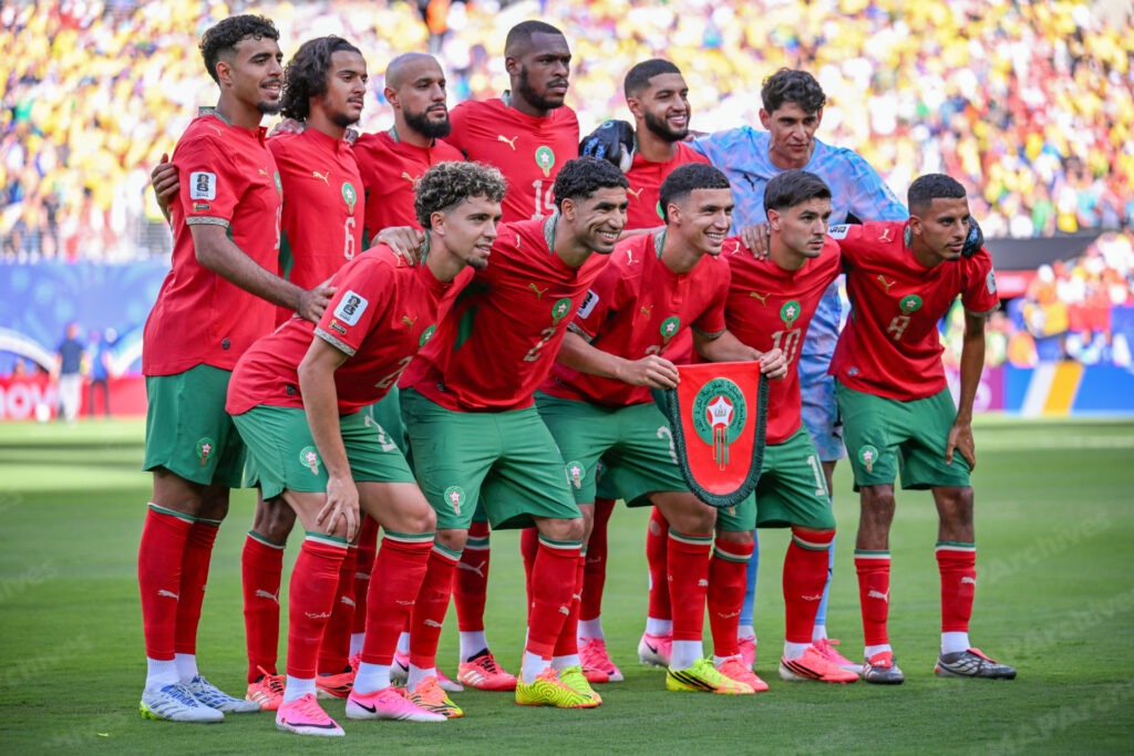 Les jouers de lequipe du Maroc