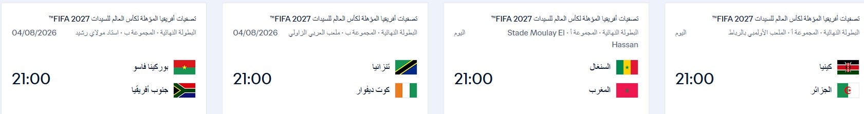 تصفيات كأس العالم للسيدات