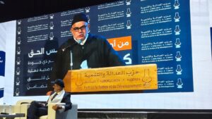 الأمين العام لحزب العدالة والتنمية  يدعو من الرباط إلى المشاركة الواسعة في الانتخابات.