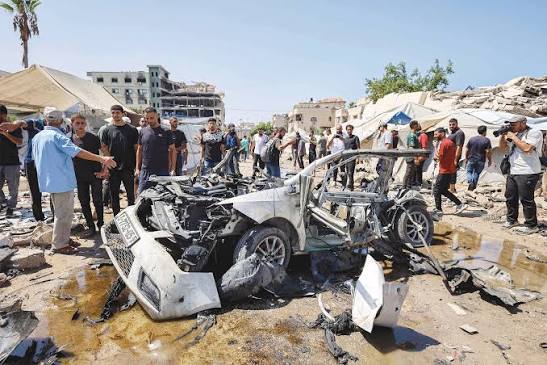 استشهد 5 فلسطينيين، بينهم طفلة وطفل، إثر غارات شنها الاحتلال على غزة ودير البلح خلال الساعات24 الماضية. 2 images 2026 09 08T014039.693